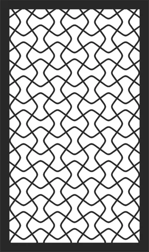 decorative pattern door