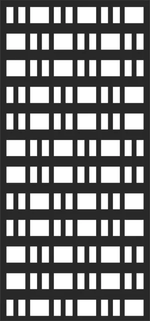 Pattern decorative screen door gate