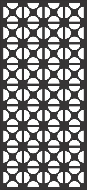 Pattern decorative wall screen