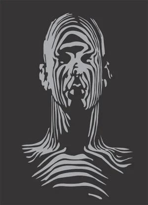 Portrait decor panel clipart