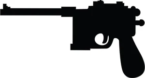 Rifle gun silhouette