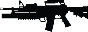 Rifle pistol silhouette