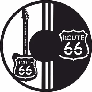 Route 66 clock