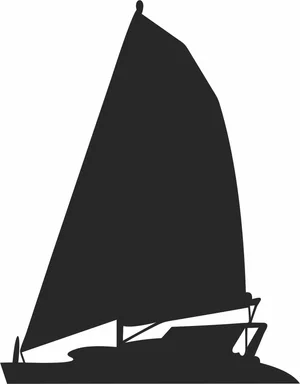 silhouette sailing ship