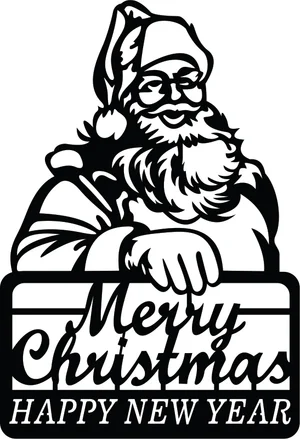 Santa merry christmas