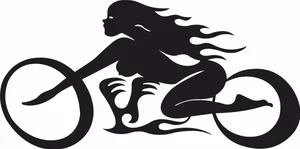 girl riding motorcycle