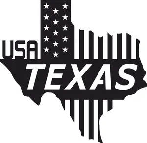 Texas usa flag