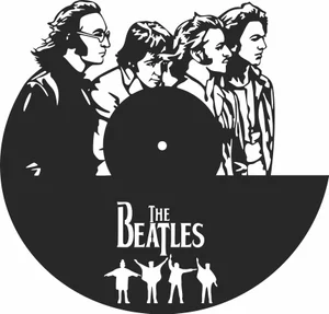 The beatles clock