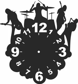 The beatles wall clock