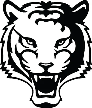 Tiger face clipart