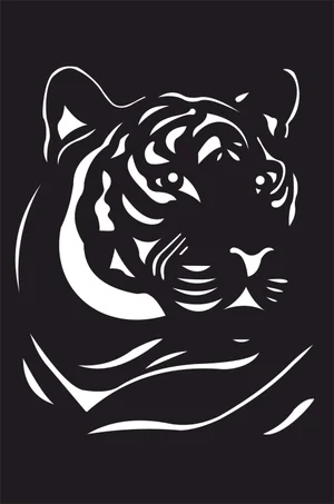 Tiger wall decor
