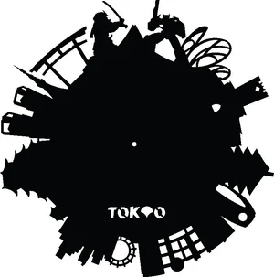 Tokyo wall clock
