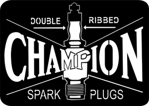 Vintage champion logo