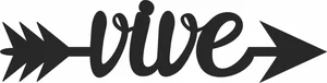 Vive arrow sign