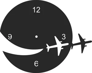 flight Wall clock