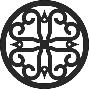 decorative round pattern