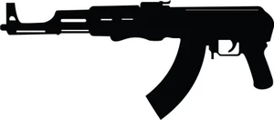 Weapon silhouette gun