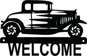 Welcome vintage car