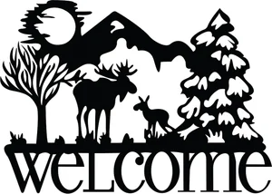 Welcome elk sign