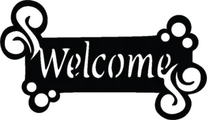 Welcome home sign