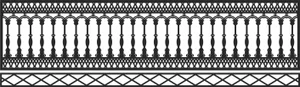 decorative wrought fence