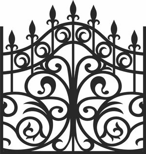 Wrought Gate Fence