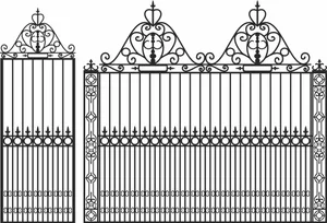 decorative Fence gate