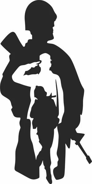 Us Soldier silhouette