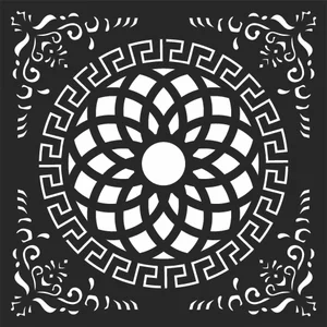 geometric circle pattern