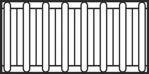 decorative gate Railing