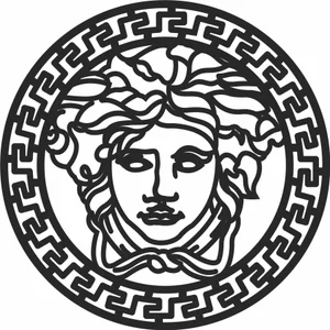 Young Versace medusa