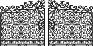 decorative gate