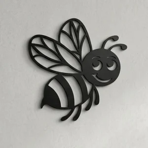 Cartoon Honeybee Wall Art Decor
