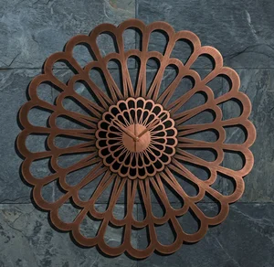 Karlsson Sunflower Large Laser-Cut Floral Decorative Clock