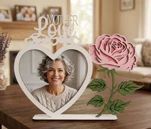 Mother Love Heart Picture Frame Gift