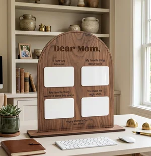 Personalized Arched Mother Day Keepsake Board