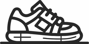 Casual Sneaker Vector Icon