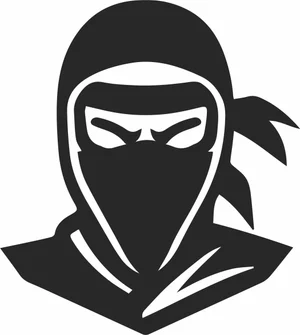 Ninja Head Vector Logo