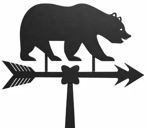 Bear Weathervane Antique Outdoor Wind