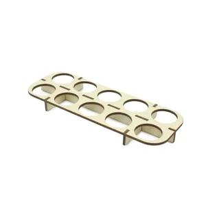 Countertop 10 Slot Egg Holder Tray