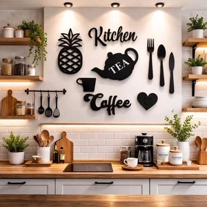 Kitchen Wall Art Decor Set Design