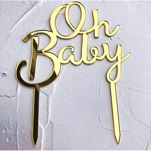 Oh Baby Cake Topper Design