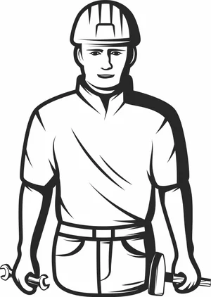 Construction Worker Builder Design