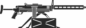 Machine Gun on Tripod Design