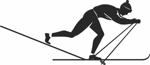 Nordic Skiing Athlete Winter Sign