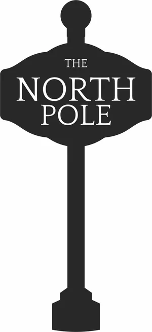 The North Pole Classic Sign