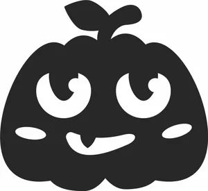 Cute Smiling Pumpkin Face