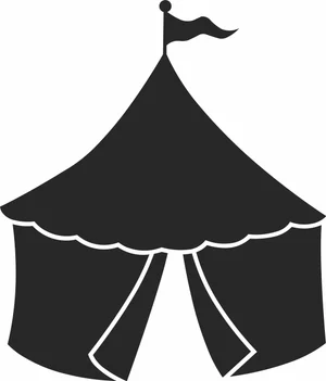 Big Top Circus Tent Silhouette