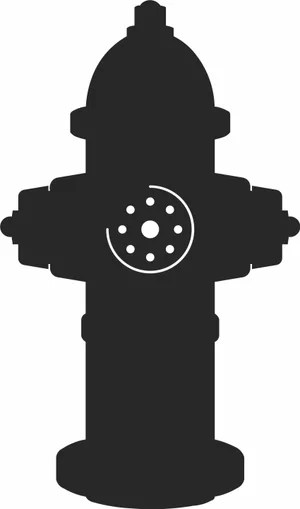 Fire Hydrant City Infrastructure Silhouette